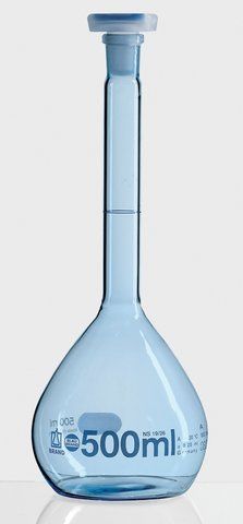 BRAND<sup>?</sup> BLAUBRAND<sup>?</sup> volumetric flask PUR-coated