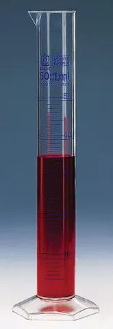 BRAND<sup>?</sup> graduated cylinders, PMP, blue scale