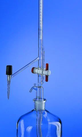 BRAND<sup>?</sup> BLAUBRAND<sup>?</sup> automatic burette, Pellet pattern