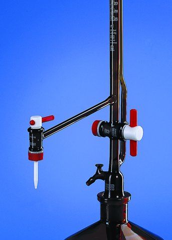 BRAND<sup>?</sup> SILBERBRAND automatic burette, Pellet pattern