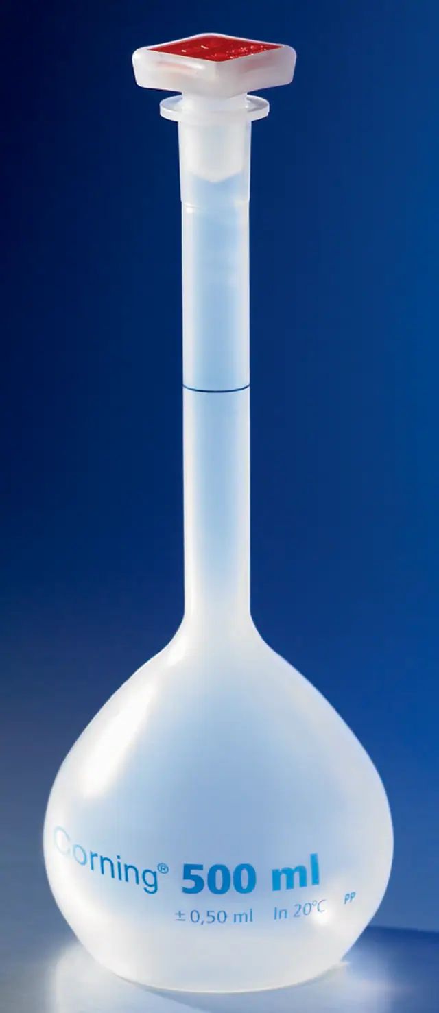 Corning<sup>?</sup> reusable volumetric flask, Class B