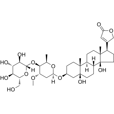 Periplogenin 3-[O--glucopyranosyl-(1&rarr4)--sarmentopyranoside]ͼƬ