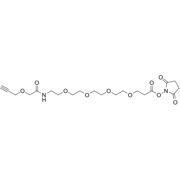 Propargyl-O-C1-amido-PEG4-C2-NHS esterͼƬ