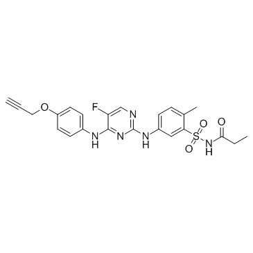 Propanamide,N-[[5-[[5-fluoro-4-[[4-(2-propyn-1-yloxy)phenyl]amino]-2-pyrimidinyl]amino]-2-methylphenyl]sulfonyl]-ͼƬ