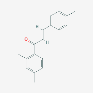 (2E)-1-(2,4-dimethylphenyl)-3-(4-methylphenyl)prop-2-en-1-oneͼƬ