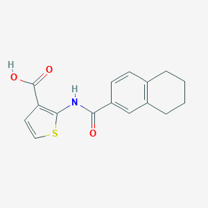 2-(5,6,7,8-Tetrahydronaphthalene-2-amido)thiophene-3-carboxylic AcidͼƬ