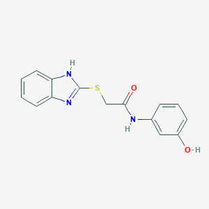 2-(1H-benzimidazol-2-ylthio)-N-(3-hydroxyphenyl)acetamideͼƬ