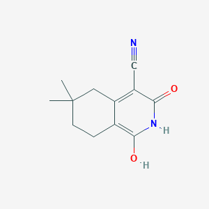 4-Cyano-1,3-dihydroxy-6,6-dimethyl-5,6,7,8-tetrahydroisoquinolineͼƬ