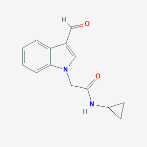 N-Cyclopropyl-2-(3-formyl-1H-indol-1-yl)acetamideͼƬ