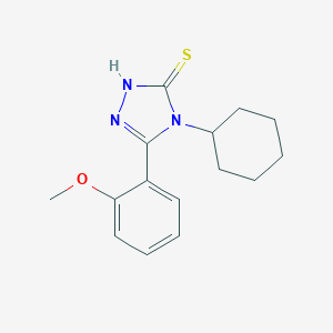 4-Cyclohexyl-5-(2-methoxyphenyl)-4H-1,2,4-triazole-3-thiolͼƬ