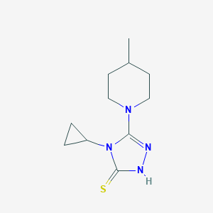 4-Cyclopropyl-5-(4-Methylpiperidin-1-Yl)-4h-1,2,4-Triazole-3-ThiolͼƬ