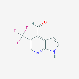 5-(Trifluoromethyl)-1H-pyrrolo[2,3-b]pyridine-4-carbaldehydeͼƬ