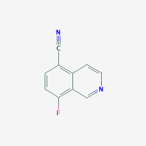 8-fluoroisoquinoline-5-carbonitrileͼƬ