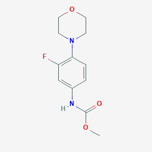 (3-Fluoro-4-morpholin-4-ylphenyl)carbamic Acid Methyl EsterͼƬ