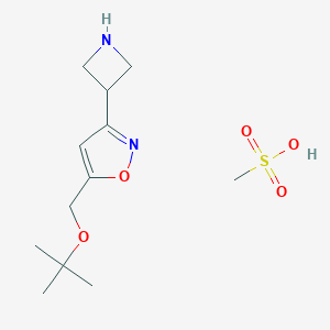 3-(Azetidin-3-yl)-5-[(tert-butoxy)methyl]-1,2-oxazole Methanesulfonic AcidͼƬ