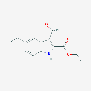 Ethyl 5-Ethyl-3-formyl-1H-indole-2-carboxylateͼƬ