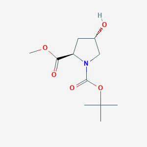 1-tert-butyl2-methyl(2R,4S)-4-hydroxypyrrolidine-1,2-dicarboxylateͼƬ