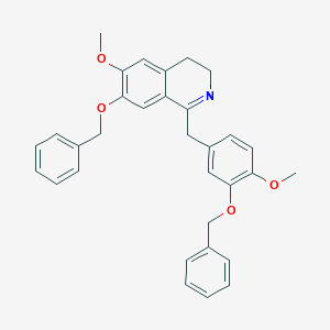 7-(Benzyloxy)-1-[3-(benzyloxy)-4-methoxybenzyl]-3,4-dihydro-6-methoxyisoquinolineͼƬ