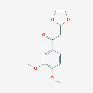 1-(3,4-Dimethoxy-phenyl)-2-(1,3-dioxolan-2-yl)-ethanoneͼƬ