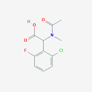 2-(2-chloro-6-fluorophenyl)-2-(N-methylacetamido)acetic acidͼƬ