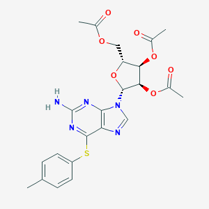 2-Amino-6-chloro-[(4-methylphenyl)thio]-9-(2',3',5'-tri-O-acetyl--D-ribofuranosyl)purineͼƬ