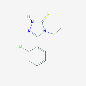 5-(2-Chlorophenyl)-4-ethyl-4H-1,2,4-triazole-3-thiolͼƬ