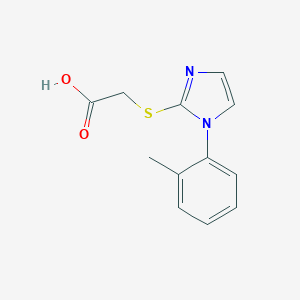 {[1-(2-methylphenyl)-1H-imidazol-2-yl]thio}acetic acidͼƬ