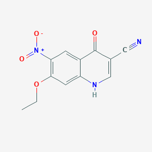 3-Cyano-7-ethoxy-4-hydroxy-6-nitroquinolineͼƬ