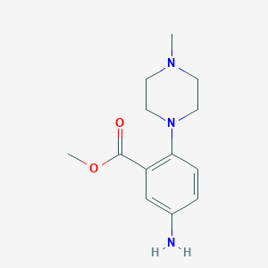 Methyl 5-amino-2-(4-methylpiperazino)-benzenecarboxylateͼƬ