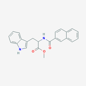 methyl 3-(1H-indol-3-yl)-2-(naphthalen-2-ylformamido)propanoateͼƬ