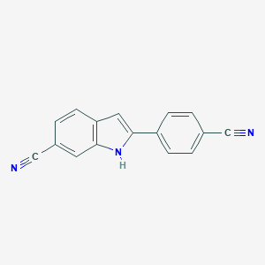 6-Cyano-2-(4-cyanophenyl)indoleͼƬ