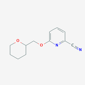 6-(Tetrahydro-2H-pyran-2-ylmethoxy)-pyridine-2-carbonitrileͼƬ