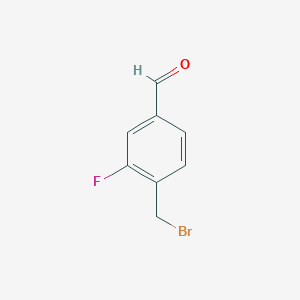 4-(Bromomethyl)-3-fluorobenzaldehydeͼƬ