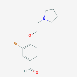 3-Bromo-4-(2-pyrrolidinoethoxy)benzaldehydeͼƬ