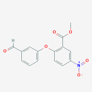 Methyl 2-(3-Formylphenoxy)-5-NitrobenzenecarboxylateͼƬ