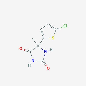 5-(5-Chlorothiophen-2-yl)-5-methylimidazolidine-2,4-dioneͼƬ