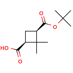 (1S,3R)-3-[(tert-butoxy)carbonyl]-2,2-dimethylcyclobutane-1-carboxylicacidͼƬ