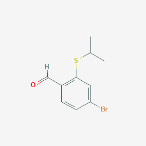 4-bromo-2-(propan-2-ylsulfanyl)benzaldehydeͼƬ