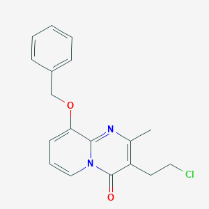 3-(2-Chloroethyl)-2-methyl-9-(benzyloxy)-4H-pyrido[1,2a]pyrimidin-4-oneͼƬ