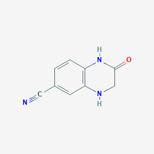 2-oxo-1,2,3,4-tetrahydroquinoxaline-6-carbonitrileͼƬ