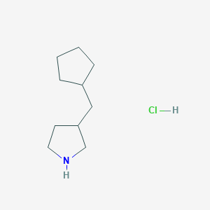 3-(cyclopentylmethyl)pyrrolidine hydrochlorideͼƬ