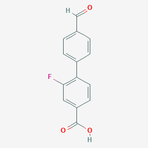 3-Fluoro-4-(4-formylphenyl)benzoic acidͼƬ