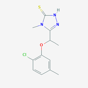 5-[1-(2-Chloro-5-methylphenoxy)ethyl]-4-methyl-4H-1,2,4-triazole-3-thiolͼƬ