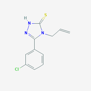 5-(3-Chlorophenyl)-4-(prop-2-en-1-yl)-4H-1,2,4-triazole-3-thiolͼƬ