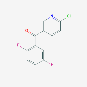 2-Chloro-5-(2,5-difluorobenzoyl)pyridineͼƬ