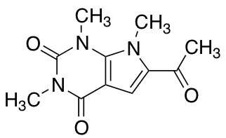 6-Acetyl-1,3,7-trimethyl-1H,2H,3H,4H,7H-pyrrolo[2,3-d]pyrimidine-2,4-dioneͼƬ