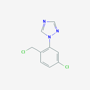 1-[5-Chloro-2-(chloromethyl)phenyl]-1H-1,2,4-triazoleͼƬ