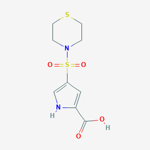 4-(Thiomorpholine-4-sulfonyl)-1H-pyrrole-2-carboxylic AcidͼƬ