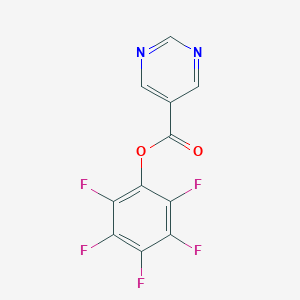 Pentafluorophenyl pyrimidine-5-carboxylate 97%ͼƬ