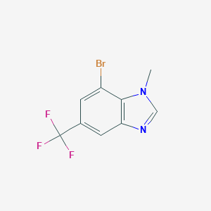 7-Bromo-1-methyl-5-(trifluoromethyl)benzimidazoleͼƬ